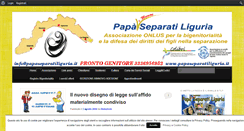 Desktop Screenshot of papaseparatiliguria.it